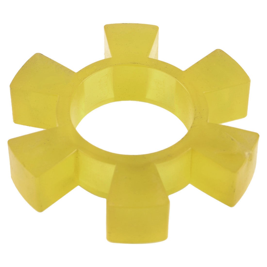 84mm x 41mm PU 6 Petals Drive Shaft Coupler Damper Yellow