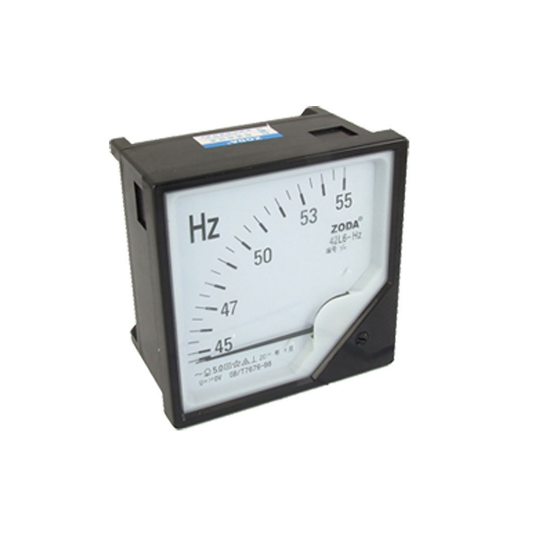 45-55 Hz AC 100V Analog Frequency Meter Panel Mount 117x117mm