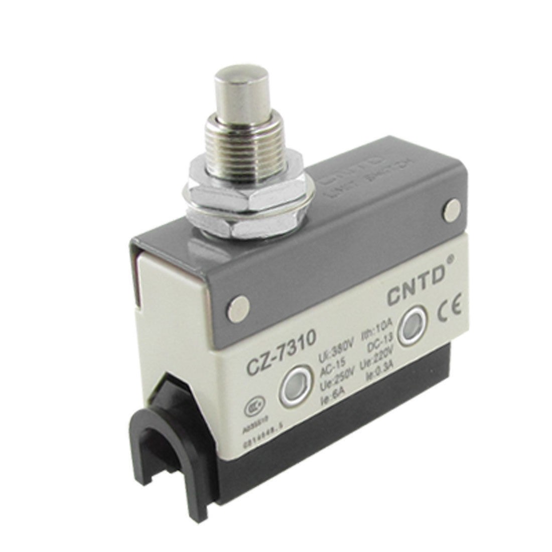 CZ-7310 Panel Mount Plunger Enclosed Basic Limit Switch 1 NO 1 NC