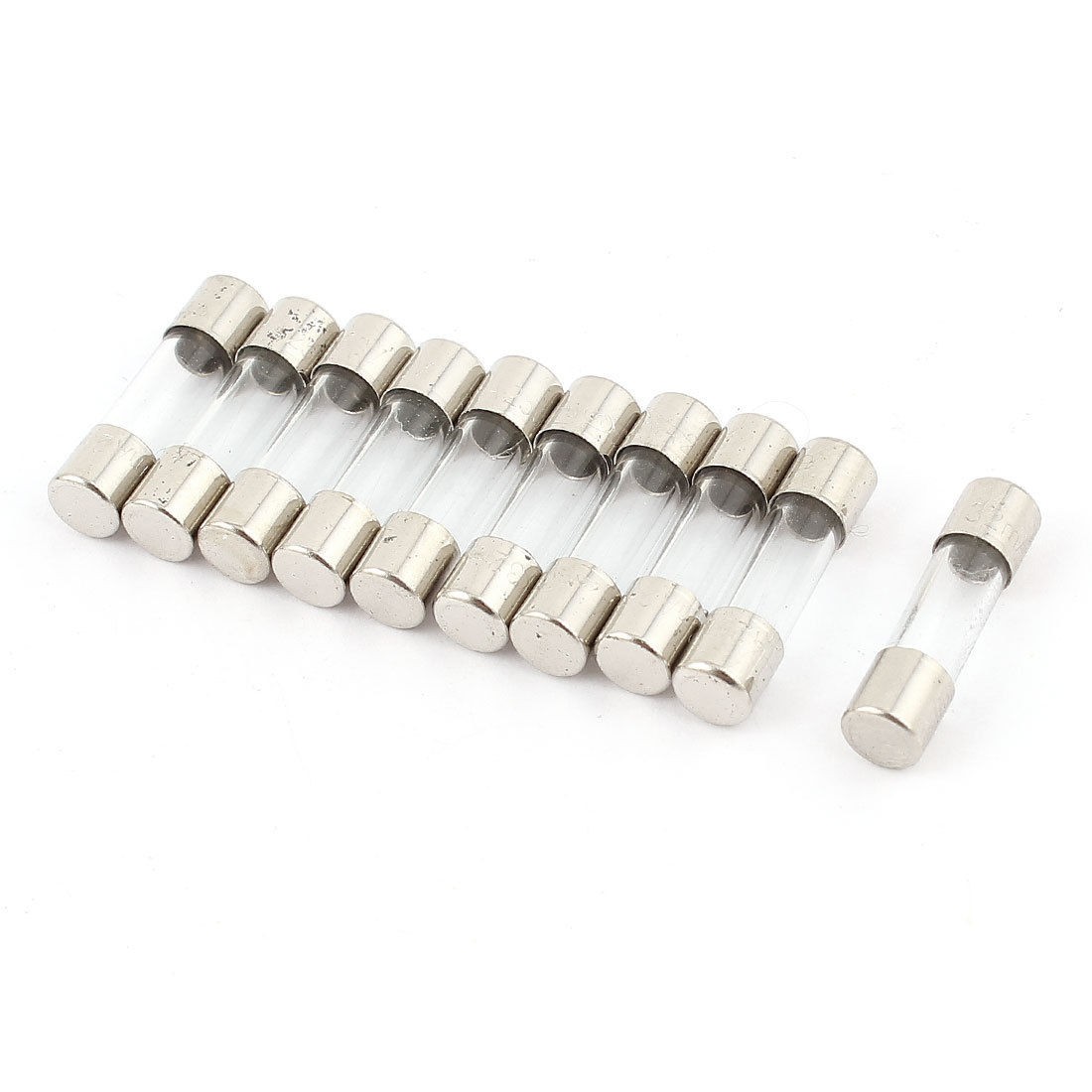 10 Pcs Medium Acting Glass Fuse 5x20mm 250V 50mA 0.05A