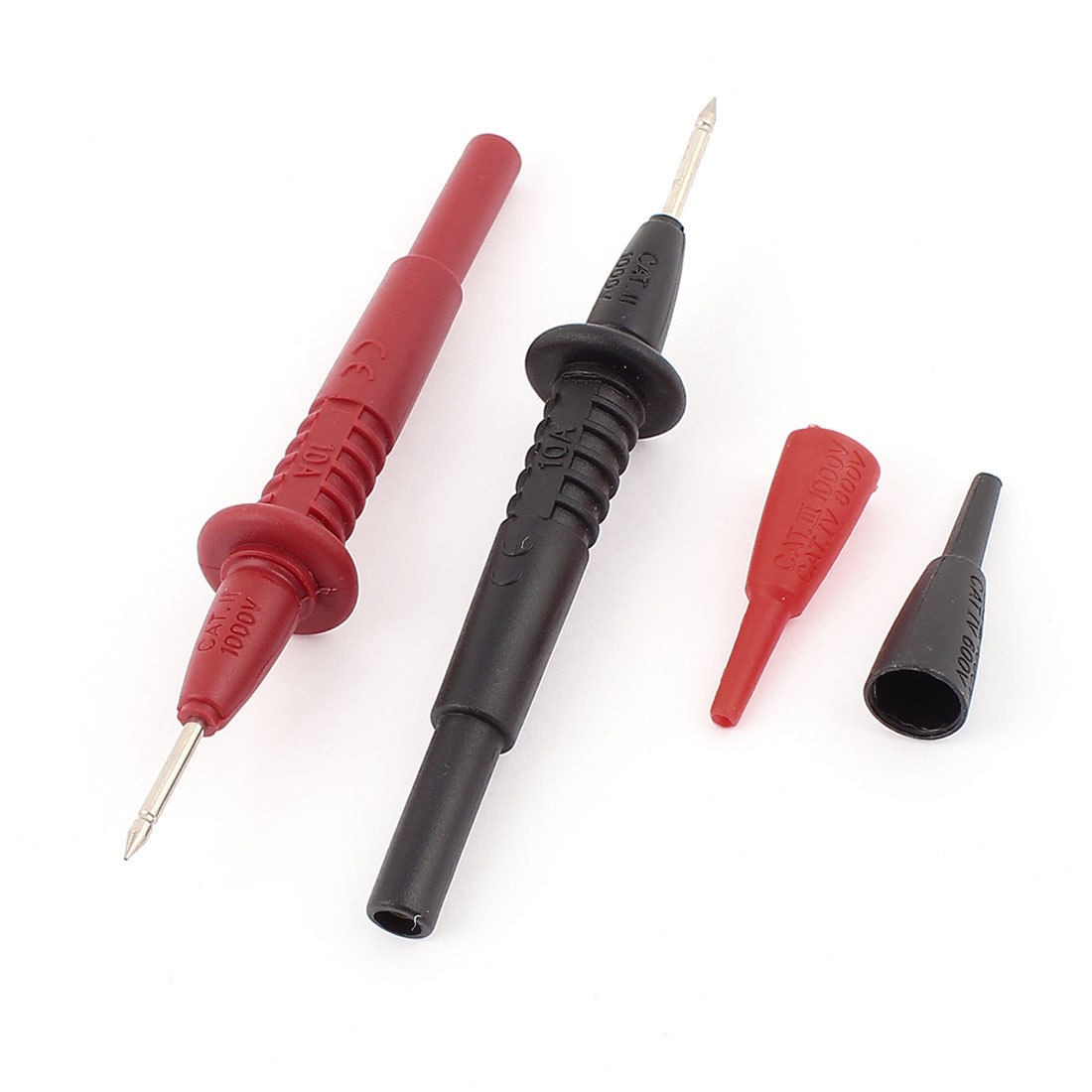 2pcs Universal Probe Test Pin Tester 4mm Socket for Digital Multimeter Meter