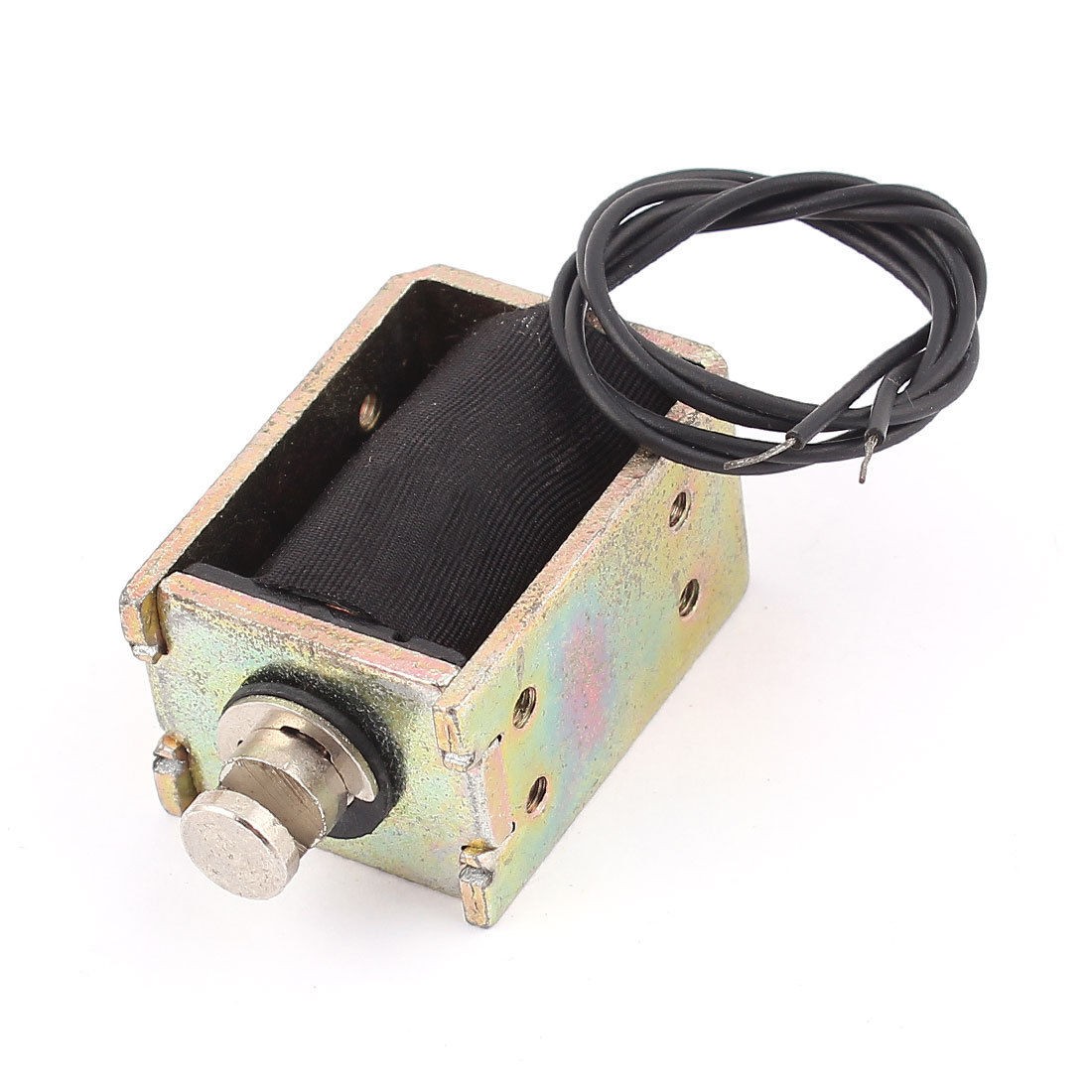 DC 24V 0.32A 7.86W 12mm 100g Linear Motion Push Solenoid Electromagnet Actuator