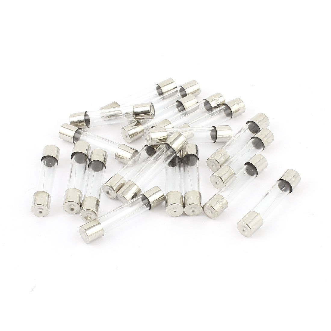 20pcs 6x30mm Quick Blow Low Breaking Capacity Cartridge Glass Tube Fuse 4A 250V