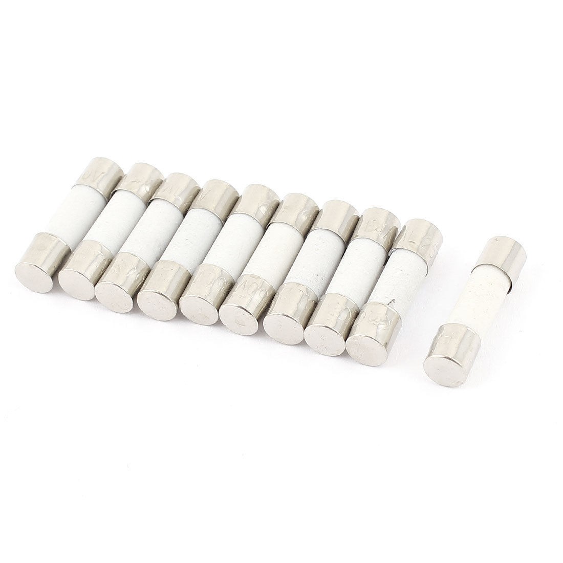 10Pcs 250V 315mA T315mA Slow Blow Ceramic Fuses Tubes 5mm x 20mm
