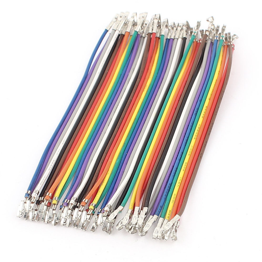 KF2510 40P 10cm Jumper Wire Flat Ribbon Cable Jack to Jack Terminal 2 54mm