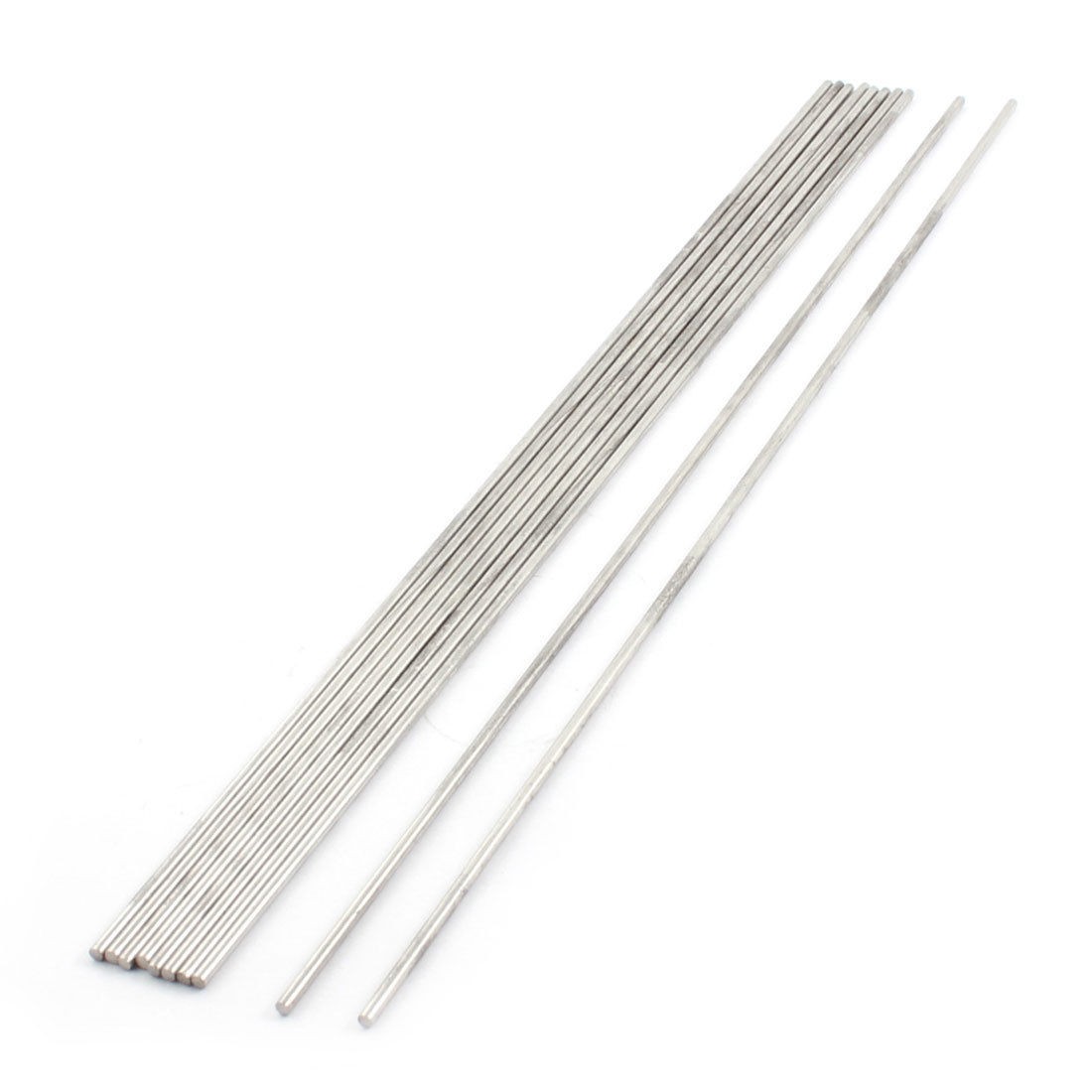 10PCS 300mm x 2.5mm Stainless Steel Straight Axle Round Rod for RC Model Car