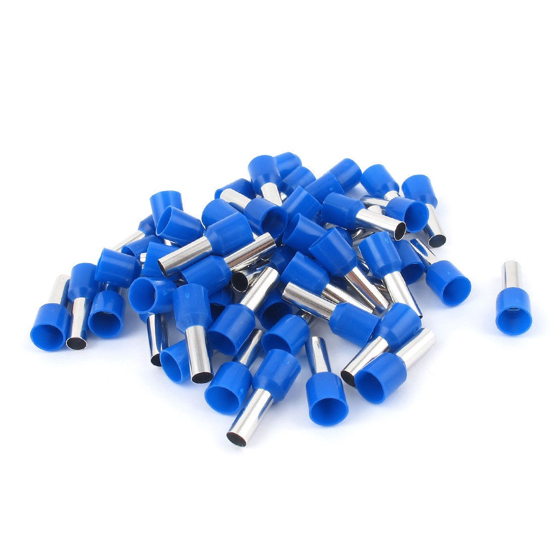 50pcs AWG18 Wire Copper Crimp Connector Insulated Ferrule Pin Cord End Terminal