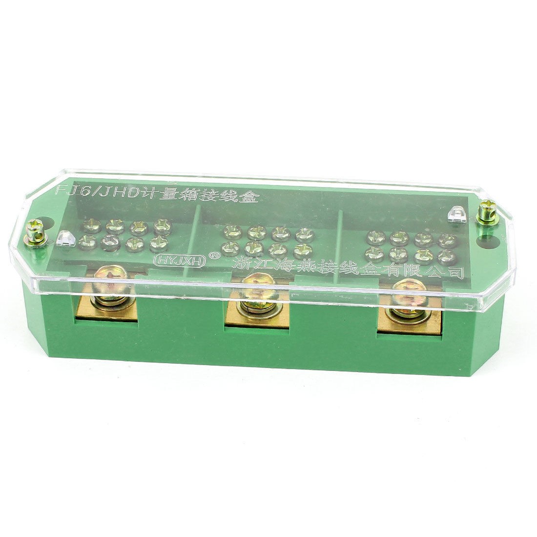 FJ6/JHD-2/H 3 Phase 12 Electricity Meter Power Cable Distribution Block