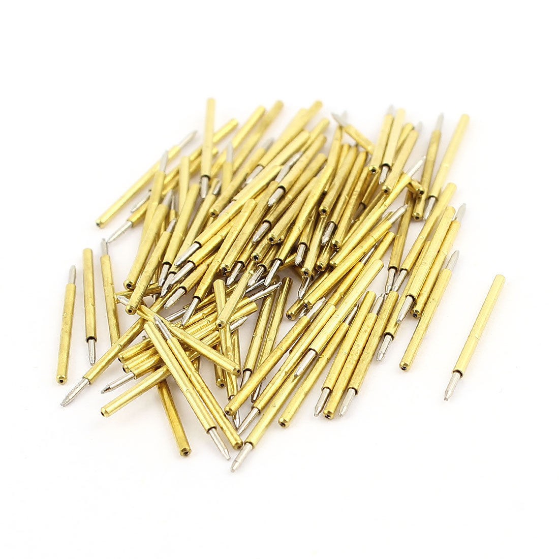 100Pcs P75-F1 Dia 1.02mm Length 15.85mm 100g Spring Test Probe Pin