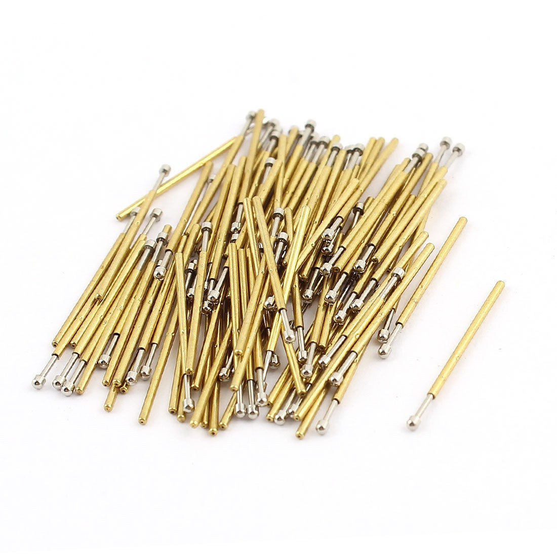 100 Pieces P50 D2 Dia 0 68mm 75g Pressure Spring Test Probe Pin