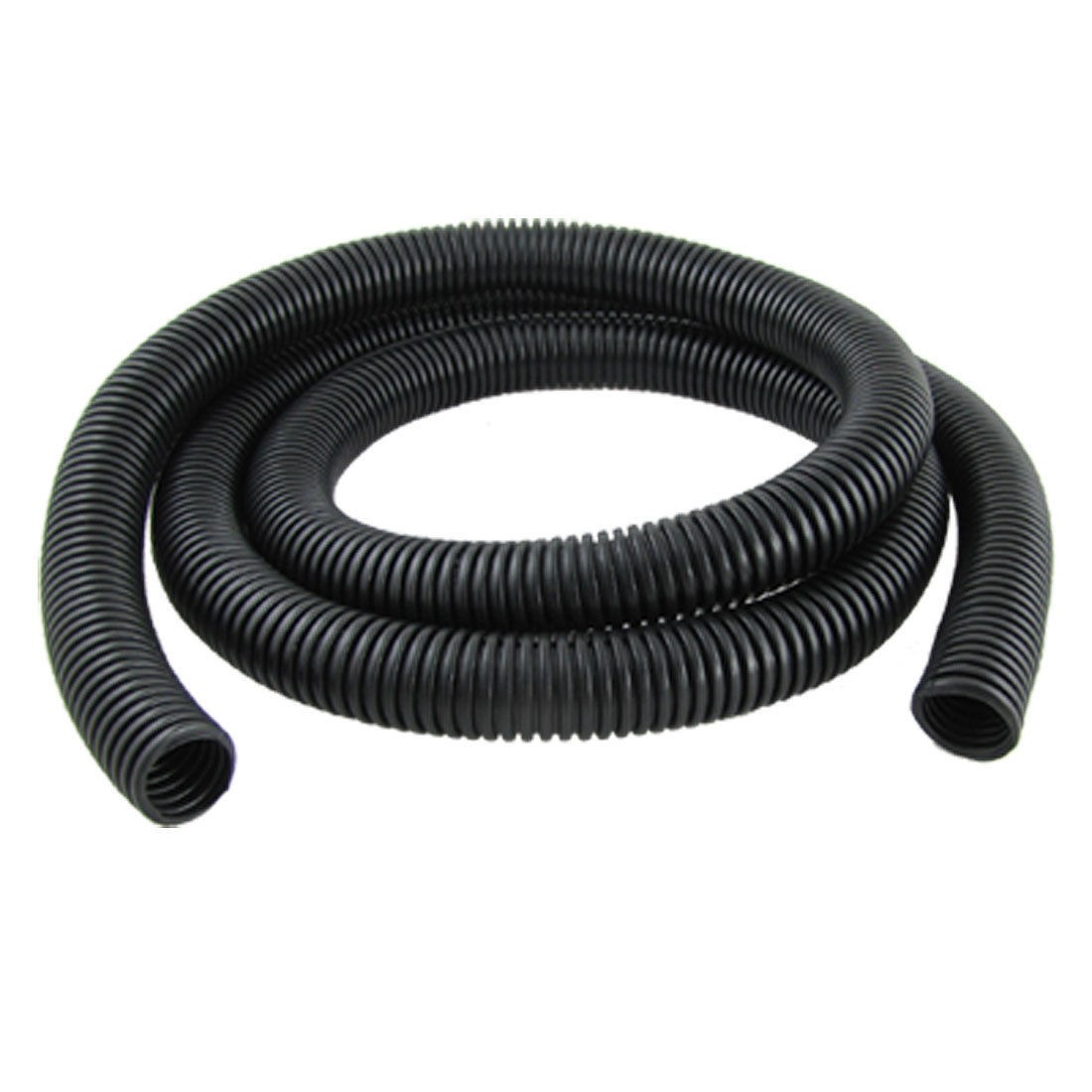 1.5M 20mm Inner Dia Black Flexible Corrugated Tube Bellows Hose