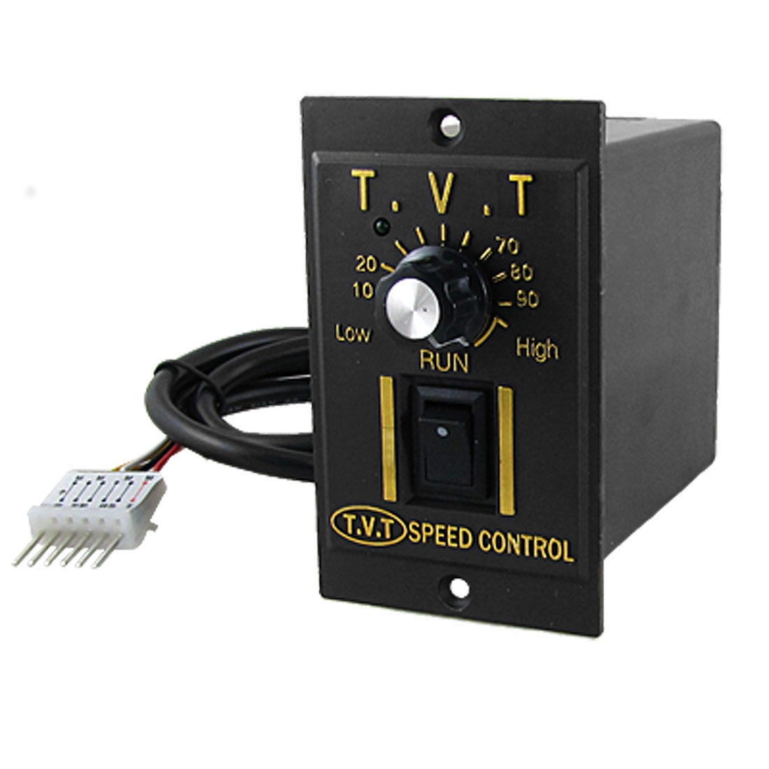 Electric Green LED Indicator AC Gear Motor Speed Controller 220V 6W