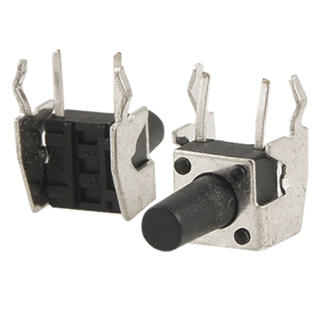 2 Pcs Momentary Right Angle Tactile Tact Push Button Switch 6 x 6mm x 10mm