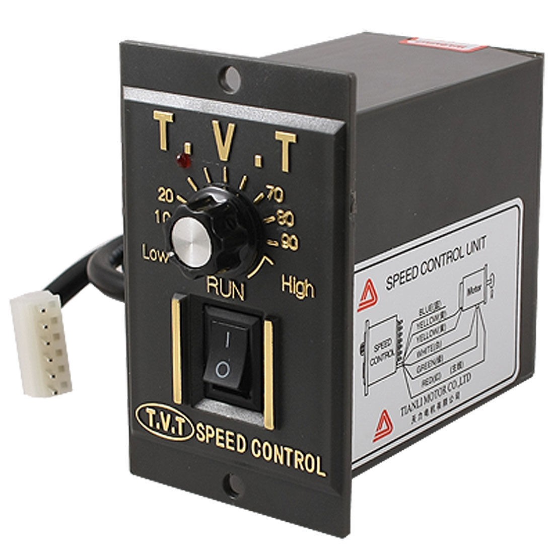 CW CCW Reversible AC Gear Motor Speed Controller 220V 15W
