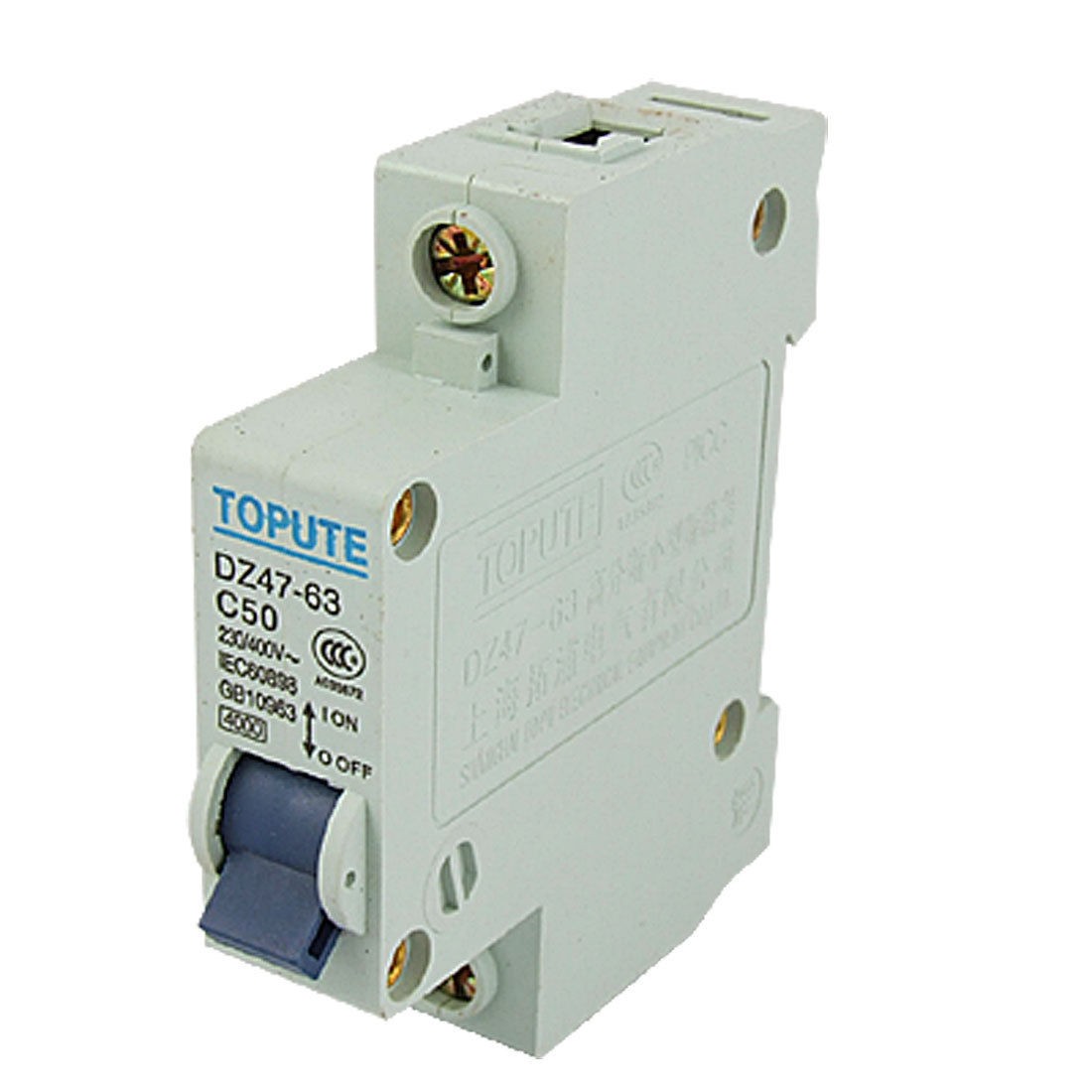 Single Pole DZ47-63 C50 Mini Circuit Breaker Switch MCB