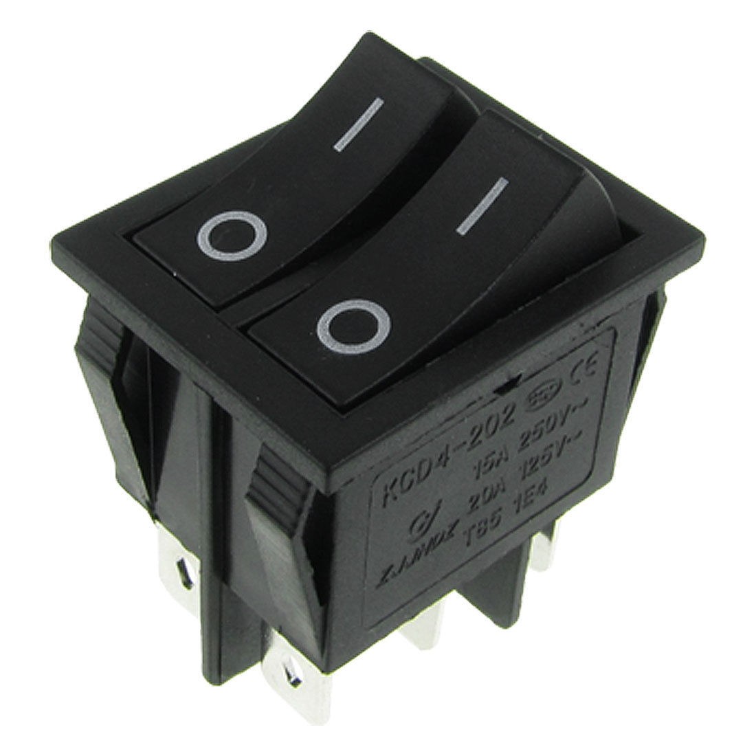 10 Pcs x Double SPDT On-On 2 Way Snap in Boat Rocker Switch 15A/250V 20A/125V AC