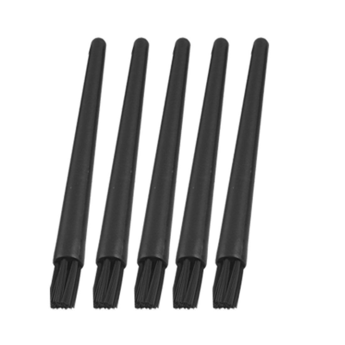 5 Pcs 18 x 7mm Round Handle Anti Static Conductive ESD Brush