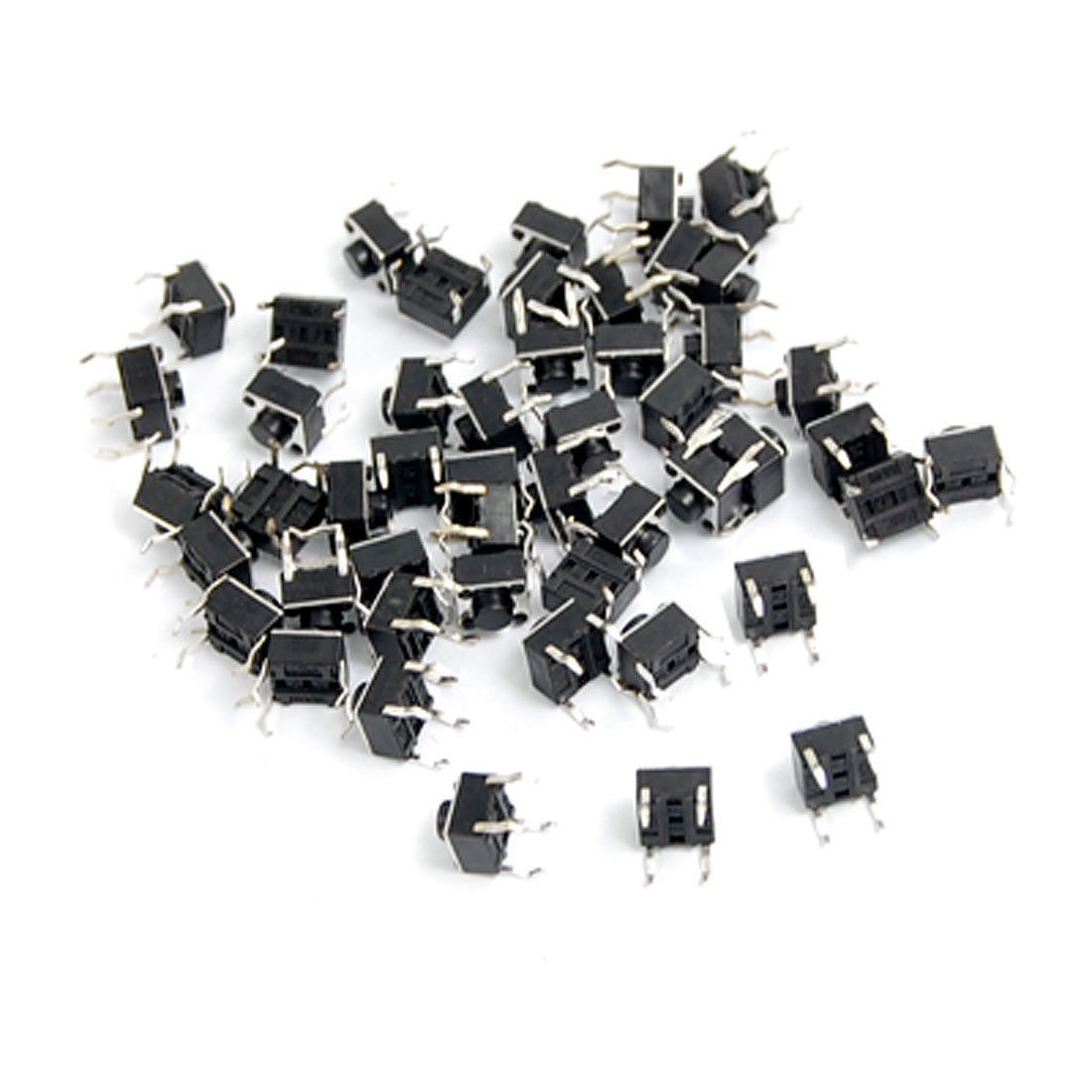 50 Pcs Momentary Contact 4 Pin Miniature Micro Limit Switch