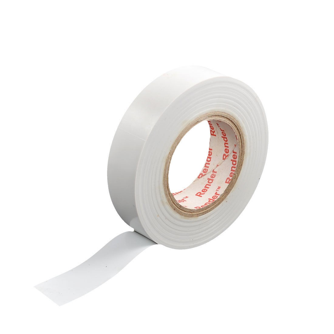 18mm Width Self Adhesive White PVC Insulating Tape Roll 21M