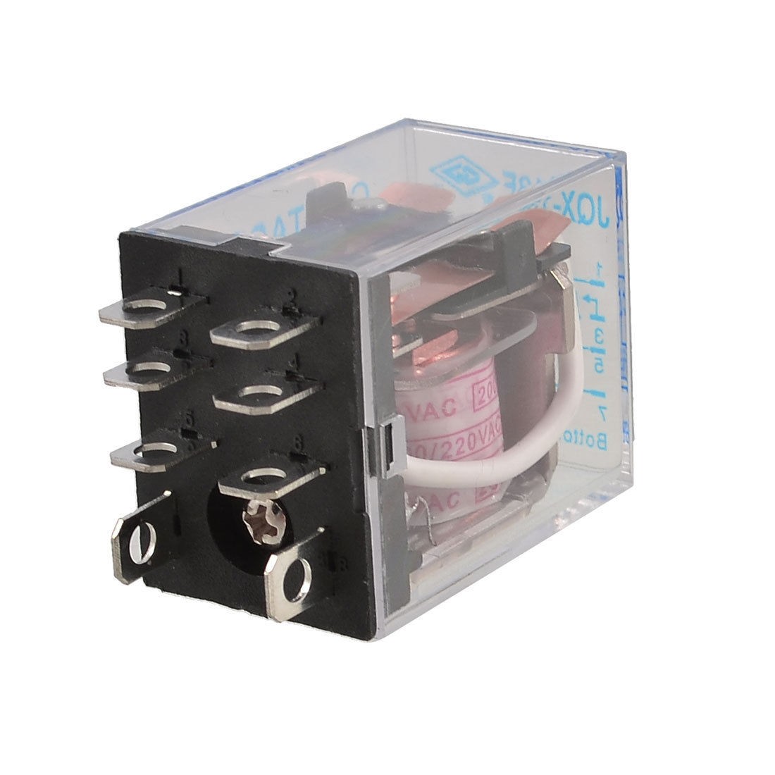 JQX-13F2Z AC 220V Coil 10A 240VAC 28VDC 8 Pin DPDT General Purpose Relay