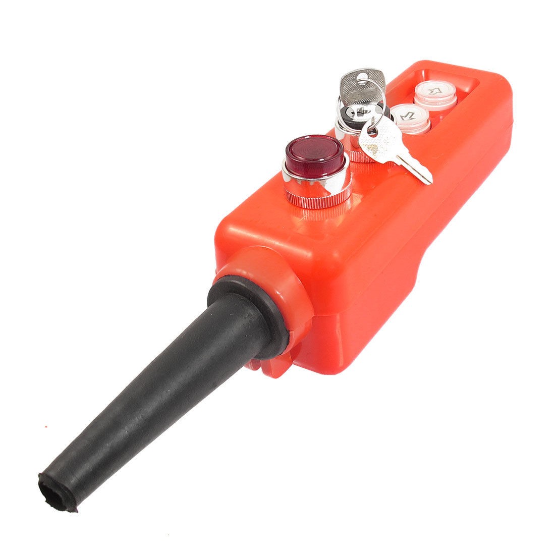 24V Latching Red Light 2 Position Key Lock Up Down Hoist Crane Pushbutton Switch
