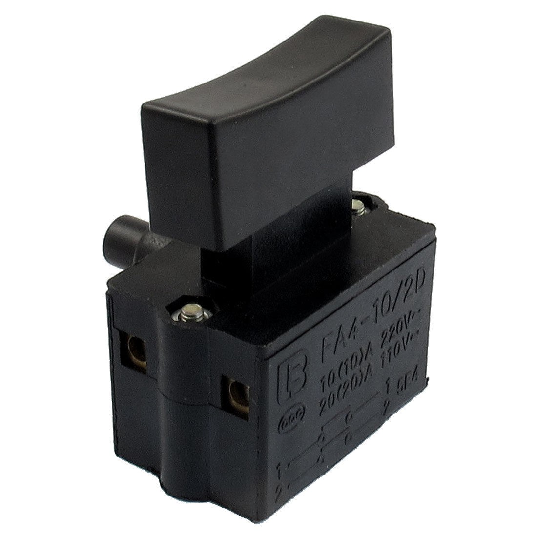 Electric Power Tool Lock Type AC 220V 10A NO DPST Trigger Switch