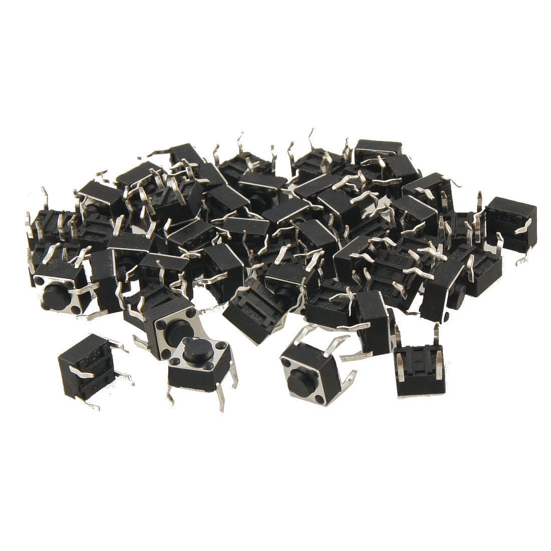 48 Pcs 6 x 6 x 4mm Panel PCB Momentary Tactile Tact Push Button Switch DIP
