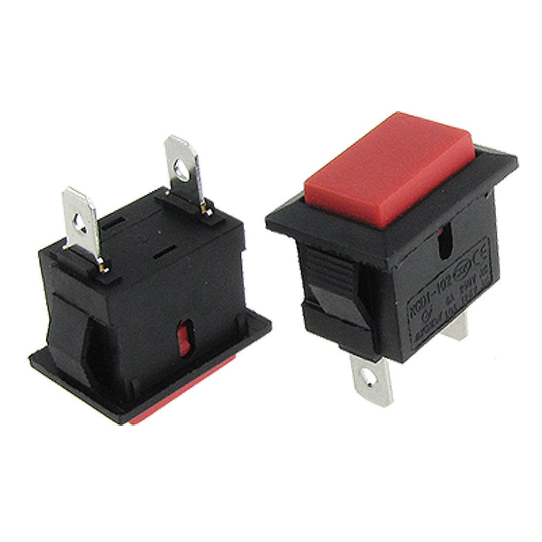 10 Pcs SPST On/Off Snap in Momentary Push Button Switches AC 6A/250V 10A/125V