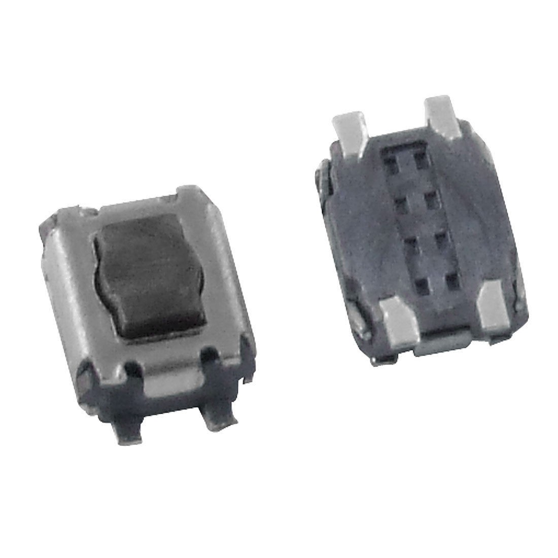 50 Pcs Momentary Tactile Tact Push Button Switch 3 x 3.5 x 1.8mm 4 Pin SMD SMT