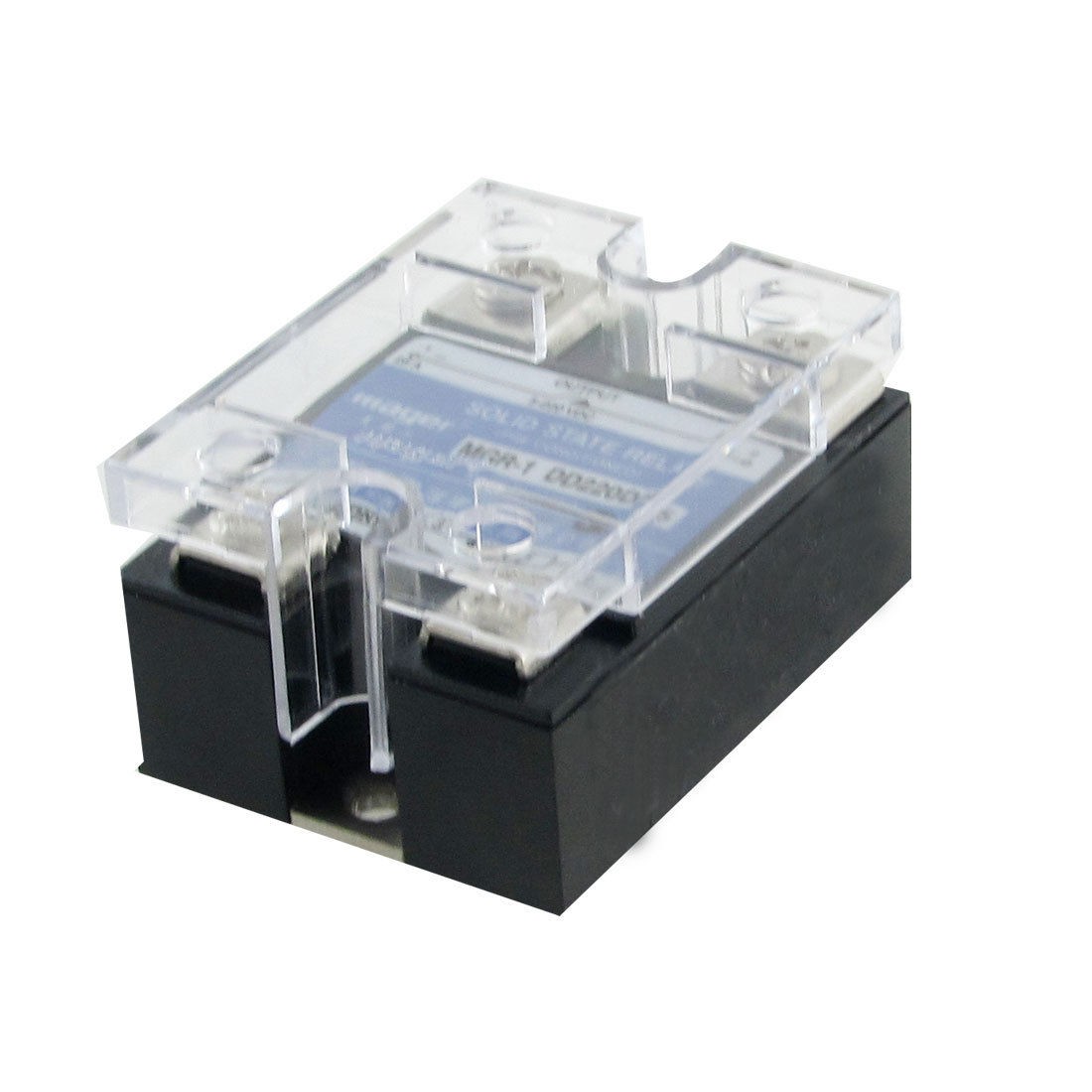 DC-DC Single Phase Solid State Relay SSR 25A 25A 3-32V 5-220V + Plastic Cover