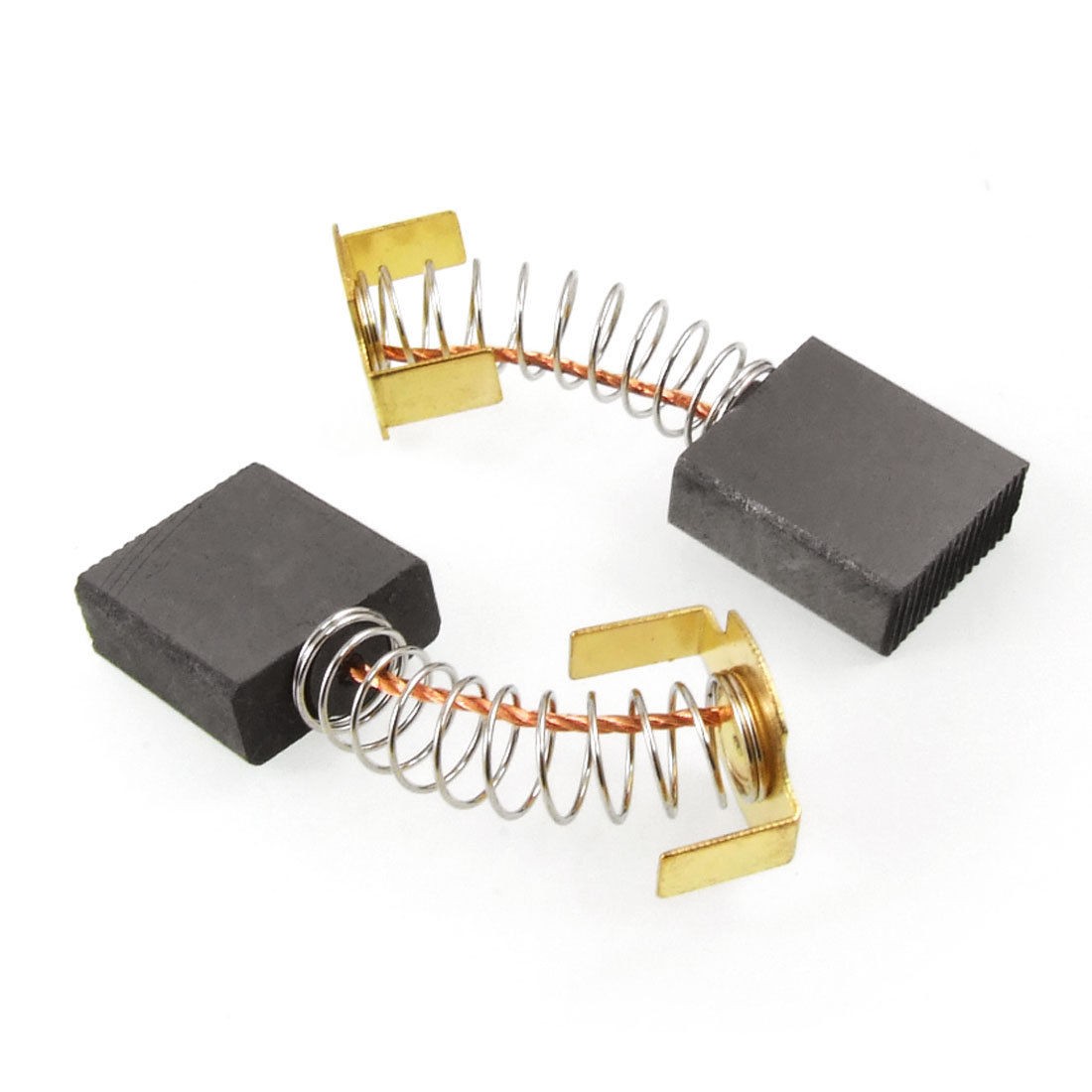 2 Pcs 7/10" x 5/8" x 15/64" Electric Motor Carbon Brushes