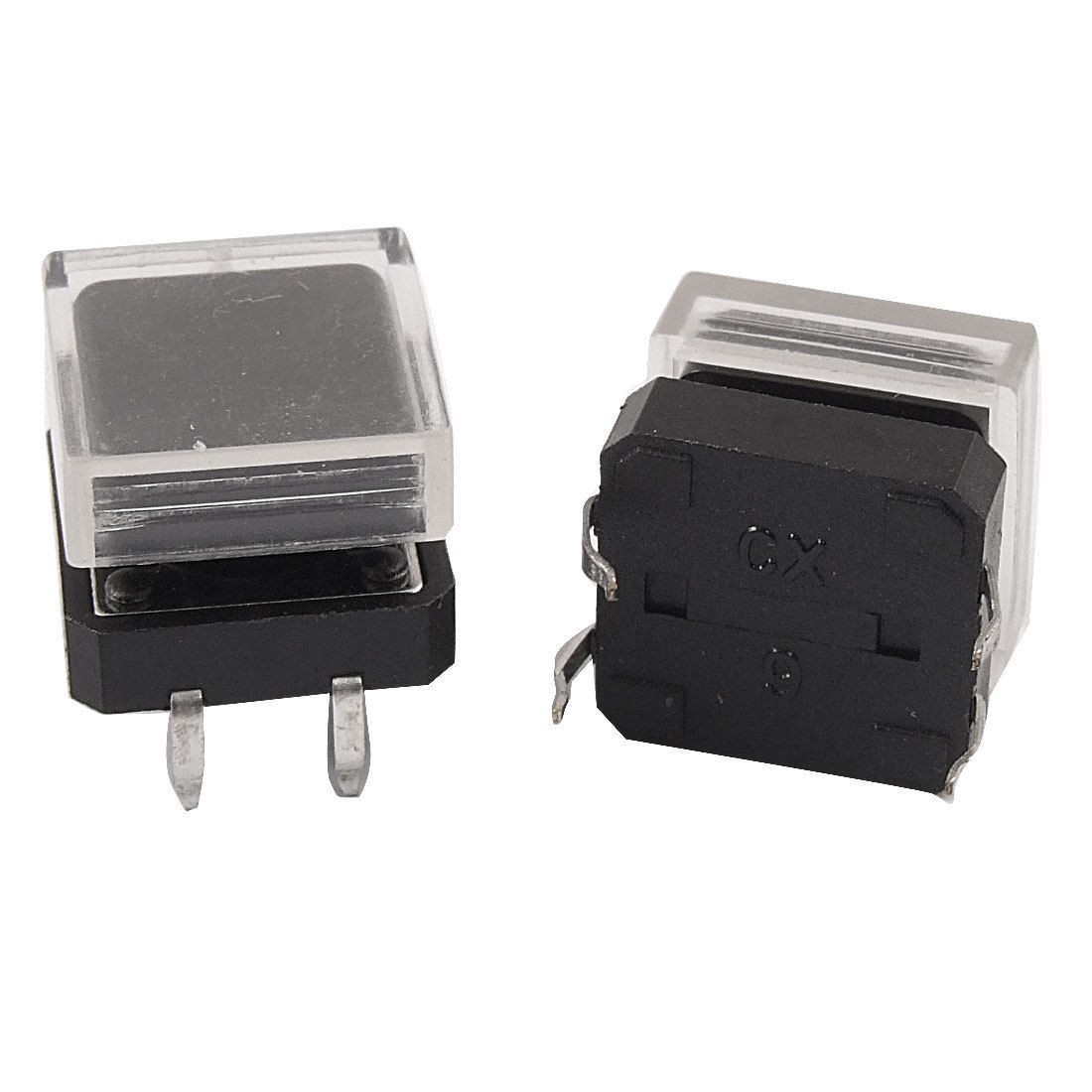 5 Pcs Momentary Tact Tactile Push Button Switch 12 x 12 x 12mm 4 Pin DIP w Cap