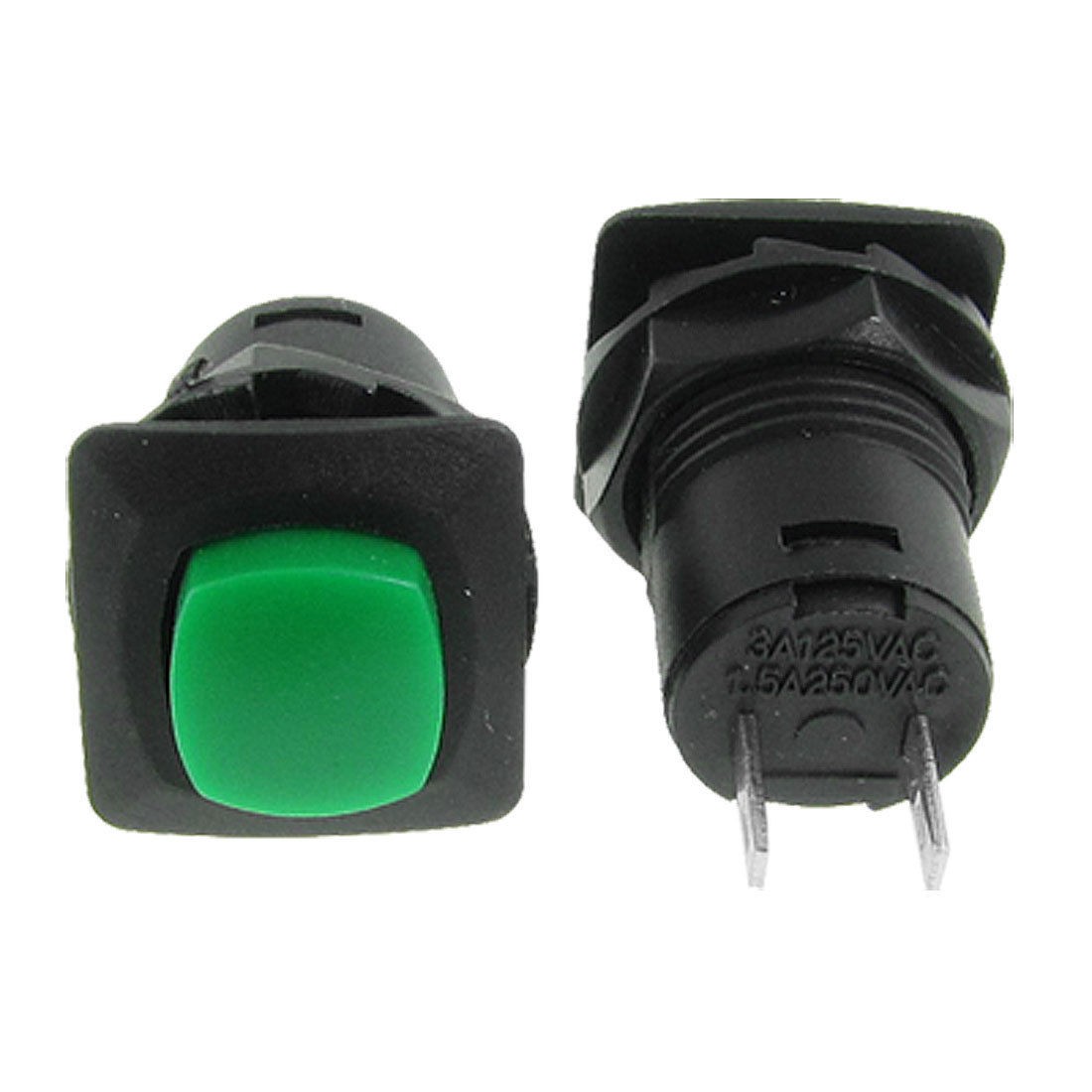 10 x Green Latching Dash OFF-ON Push-Button Car Switch AC 3A/125V 1.5A/250V