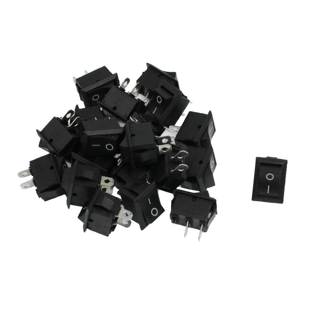 20 x SPST 10A/125V 6A/250V On/Off Boat Rocker Switches Mqlrm