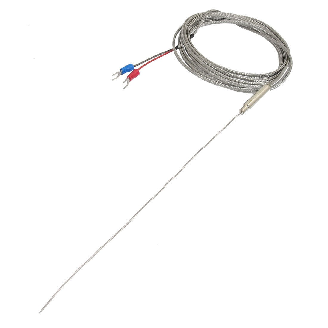2M Wire Temprature Sensor Thermocouple Probe K Type 200mm x 1mm