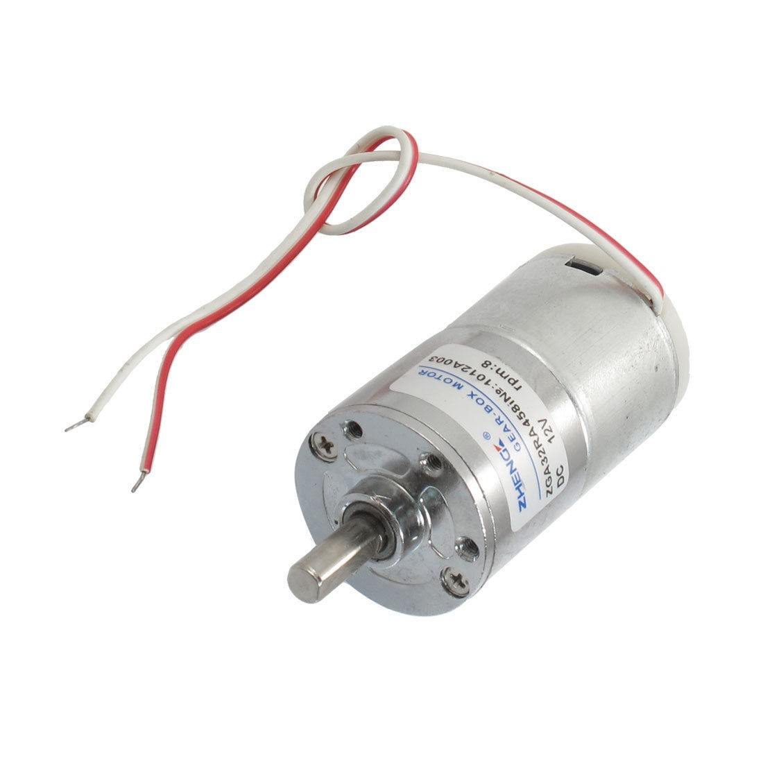 Wired 6mm Shaft Diameter Electric Oven Geared Motor 12VDC 8RPM