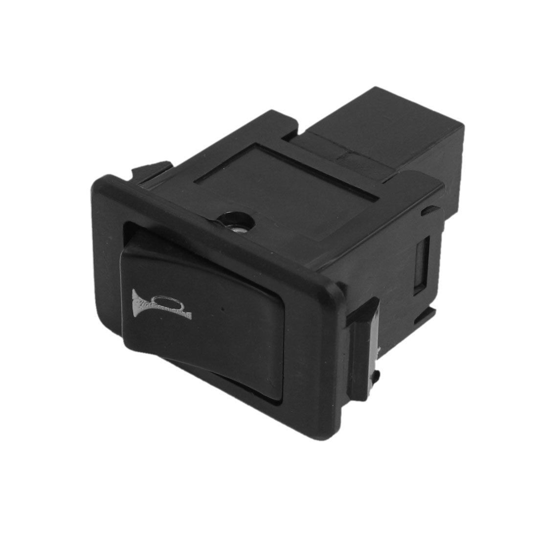 Car Horn DPST ON OFF 2 Position Rocker Boat Switch Black DC 12V
