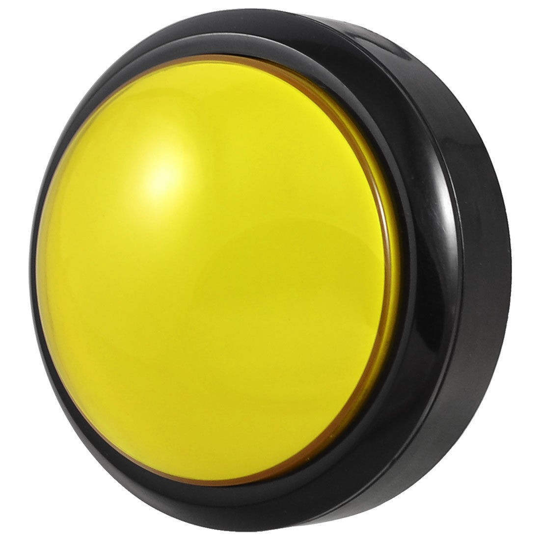 Arcade Game 80mm Yellow Illuminated Momentary Push Button SPDT Micro Switch
