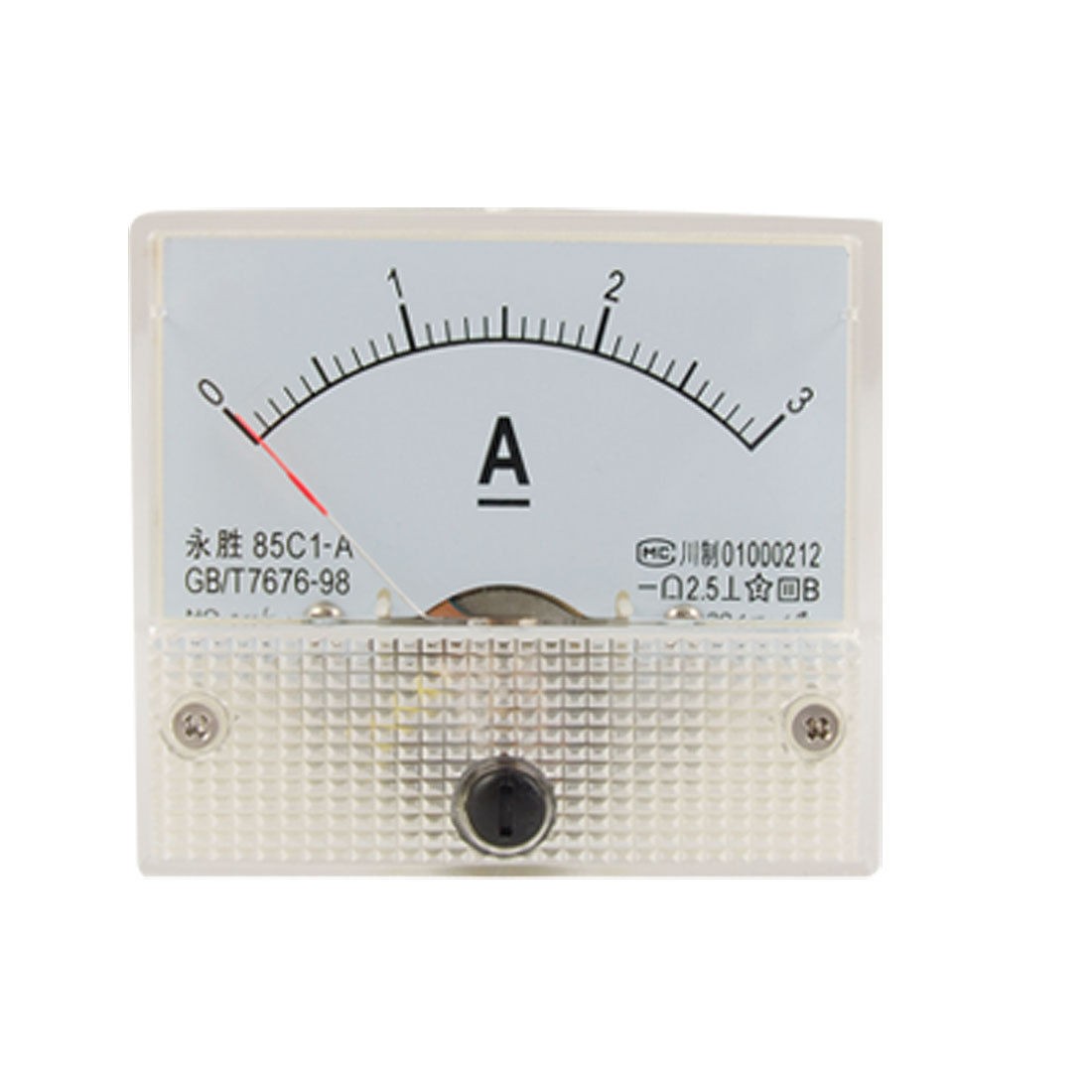 Thread Mounting Analog Voltage Panel Meter DC 0-30V