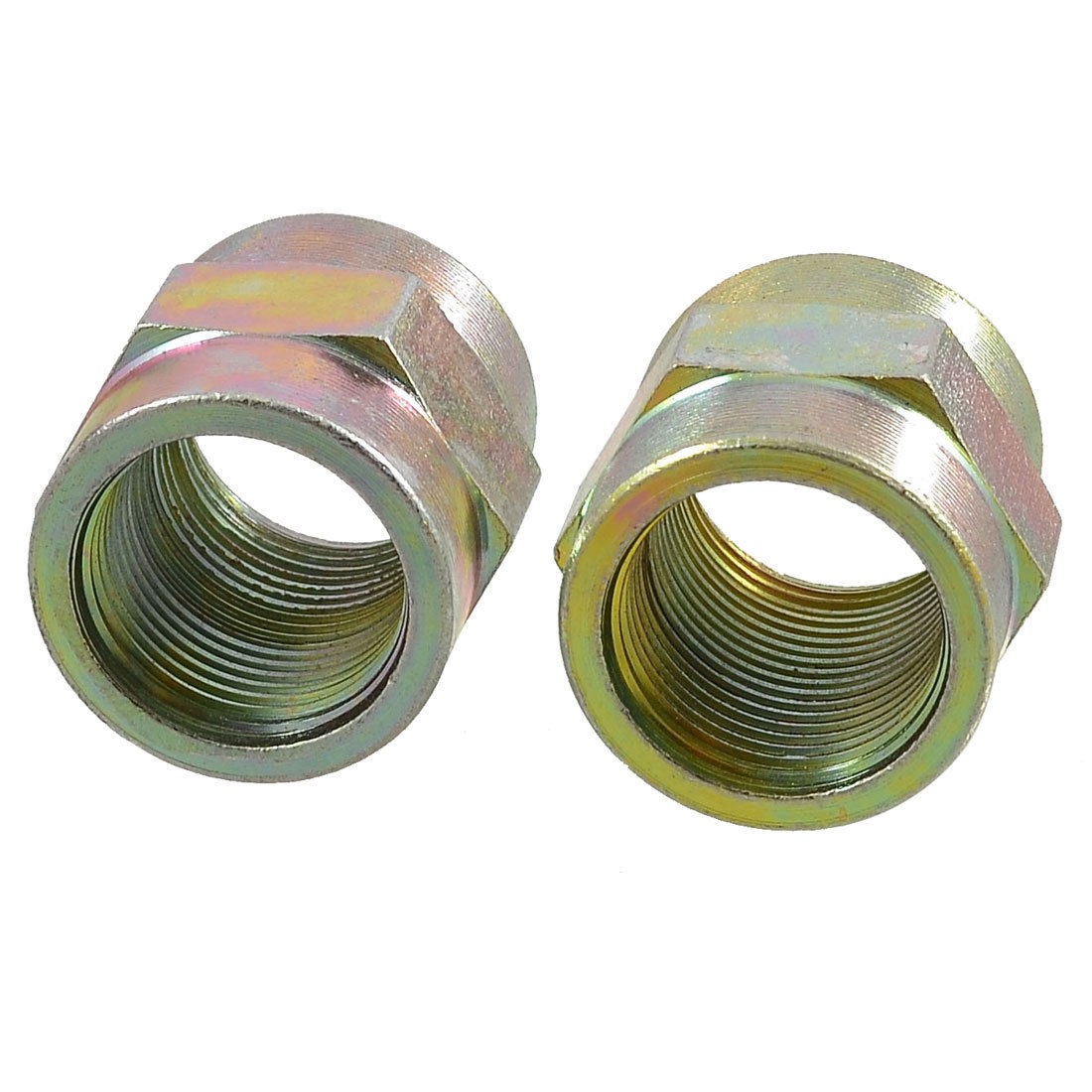 2 Pcs 3/4" NPT Thread Female to Female Hex Bushing Hydraulic Adapters Connectors