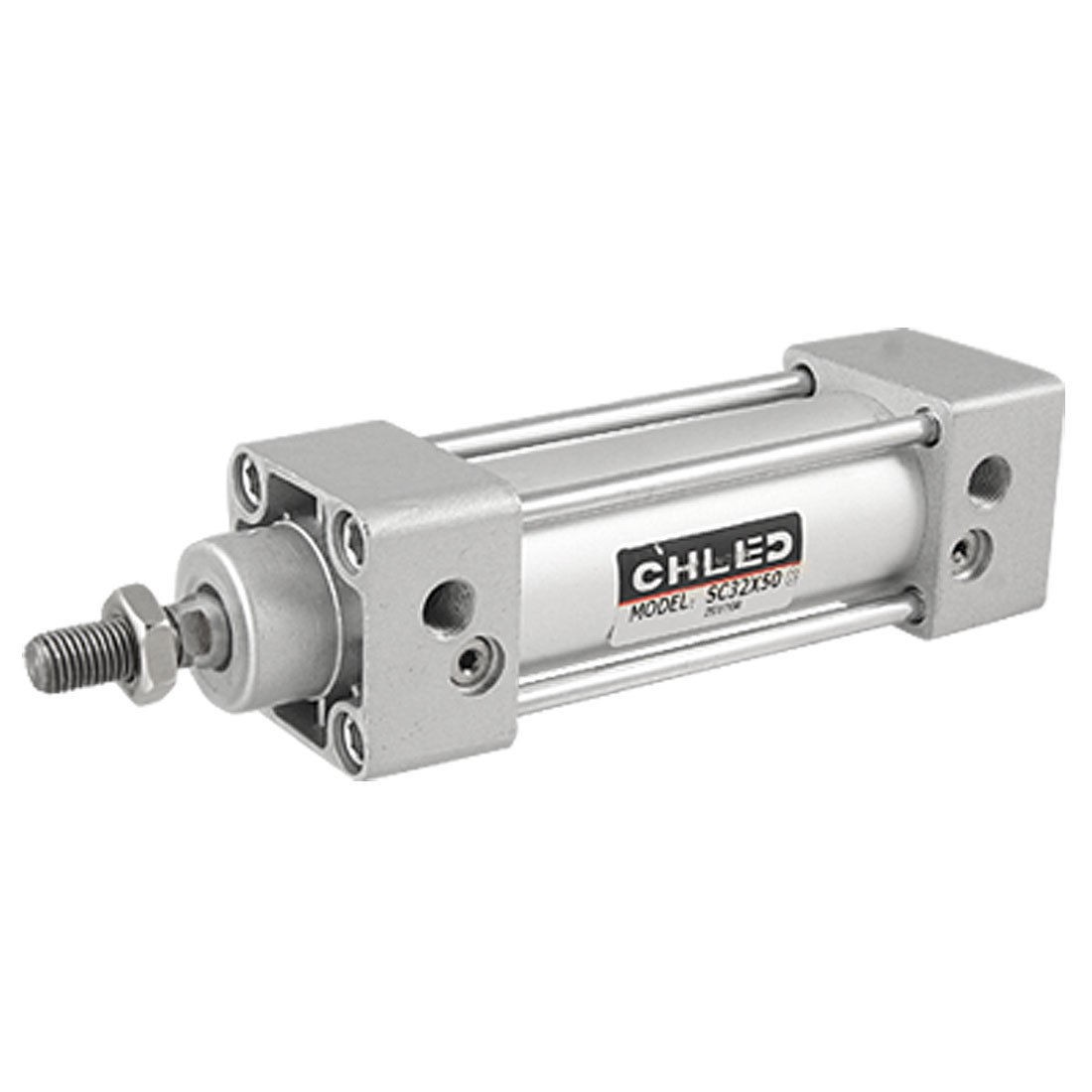 Single Thread Piston Rod SC 32 x 50 Pneumatic Cylinder