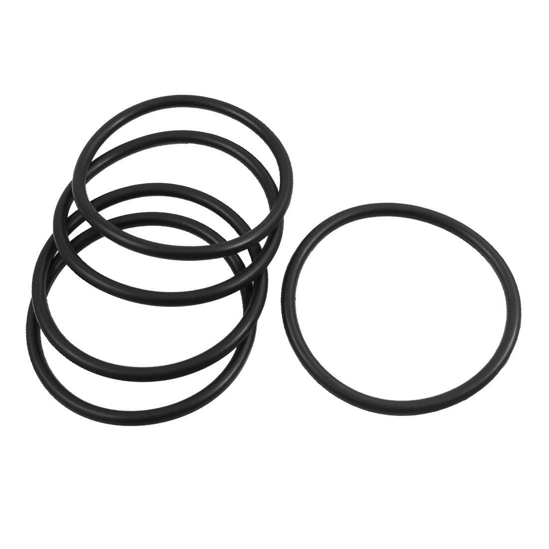 5 Pcs 80mm x 5mm Rubber Sealing Oil Filter O Rings Gaskets