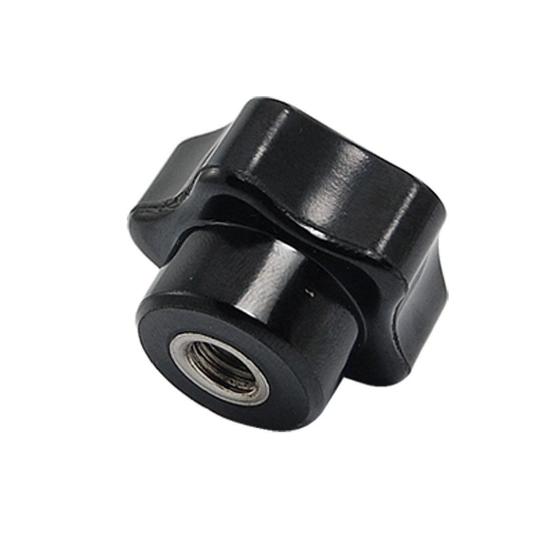 8mm Female Thread Diameter Screw On Type Star Knob Blk Mnsic