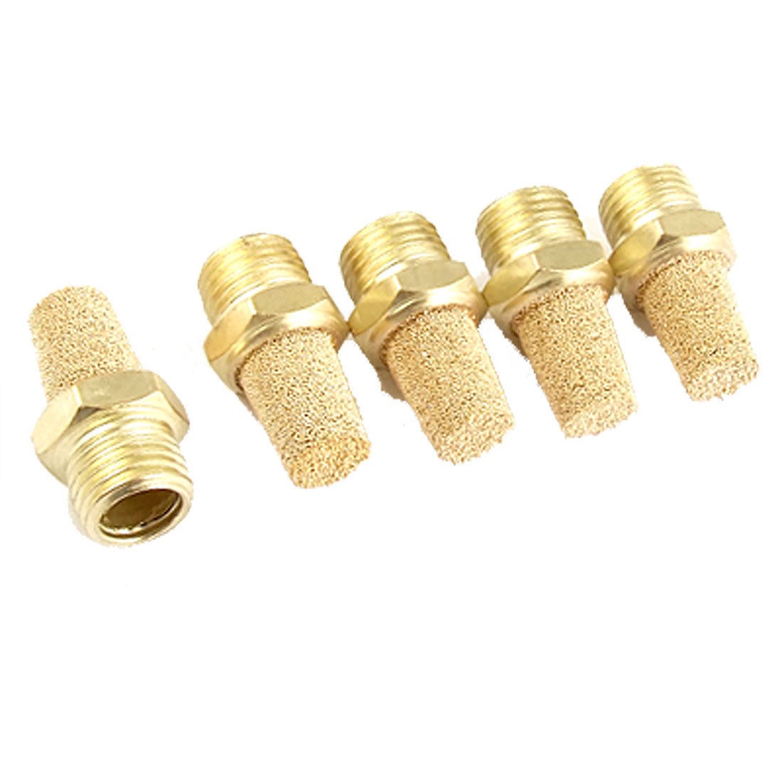 13mm M Thread Pneumatic Exhaust Silencer Muffler 5 Pcs