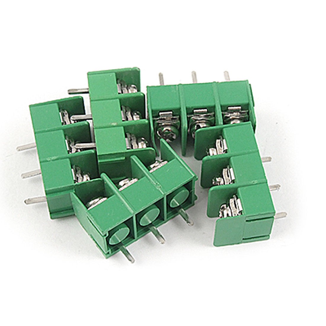 5 Pcs 3P AC 300V 20A 7.62mm Pitch PCB Screw Terminal Block