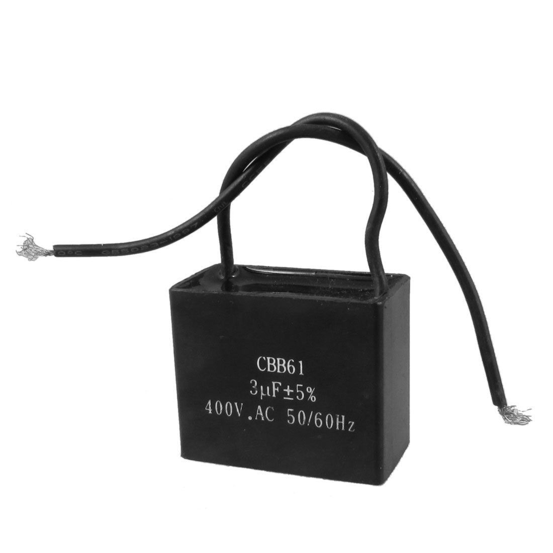 AC 400V 3uF 50Hz/60Hz Fan Motor Run Capacitor CBB61