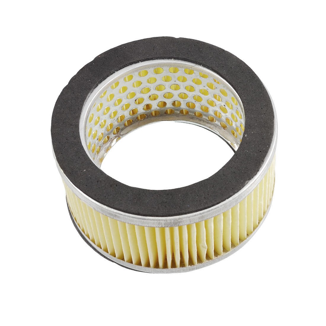 Car Truck Compressor 76mm x 107mm x 53mm Air Intake Filter Yellow