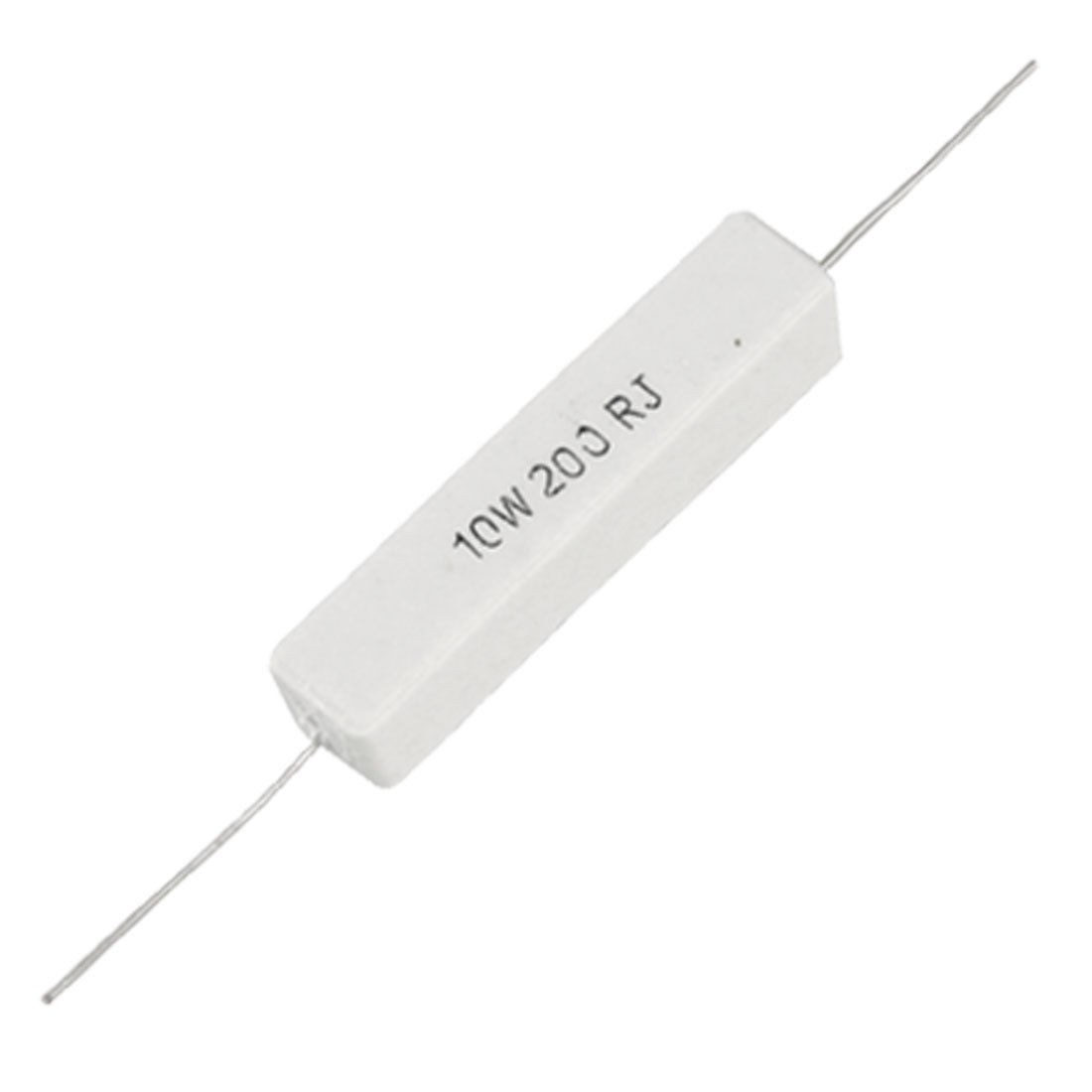 10W Watt 200 Ohm 5% Wirewound Cement Power Resistor 5 Pcs