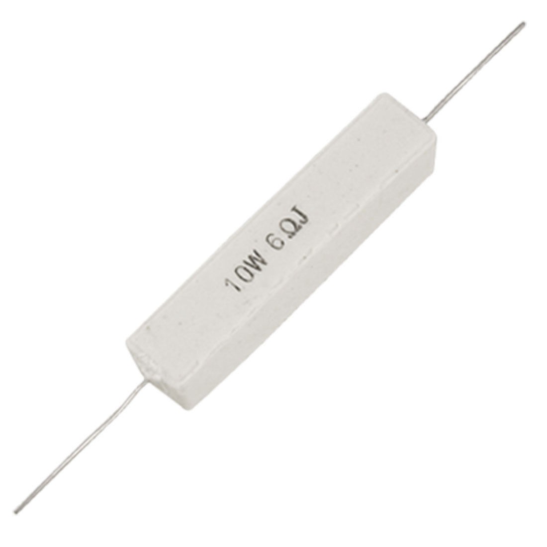 Axial Wirewound Cement Power Resistor 6 ohm 10W 5% 5 Pcs