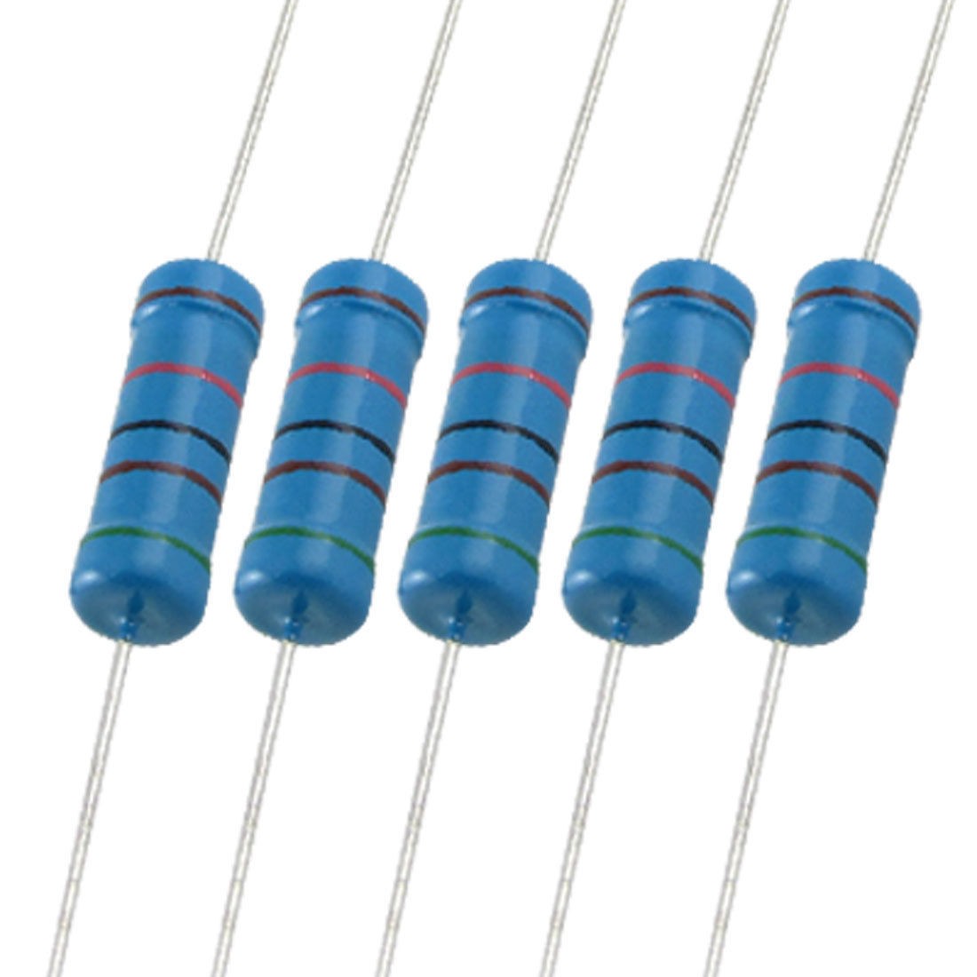 3W 51K Ohm 1% Through Hole Metal Film Resistor 100 Pcs
